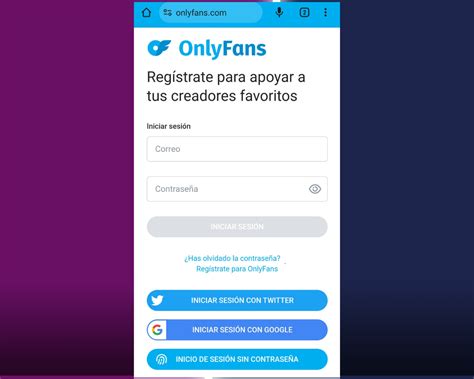 onlyfans entrar a mi cuenta|Cómo entrar en OnlyFans desde mi móvil